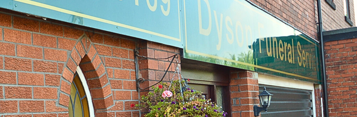 Dysons funeral directors Sheffield Deepcar Penistone banner1