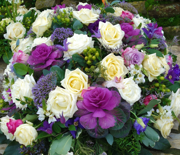 funeral flowers and donations at Dysons funeral directors Sheffield